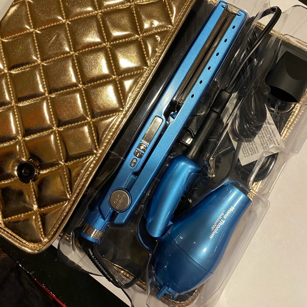 Babyliss 1 1/4 straighter and travel blow dryer